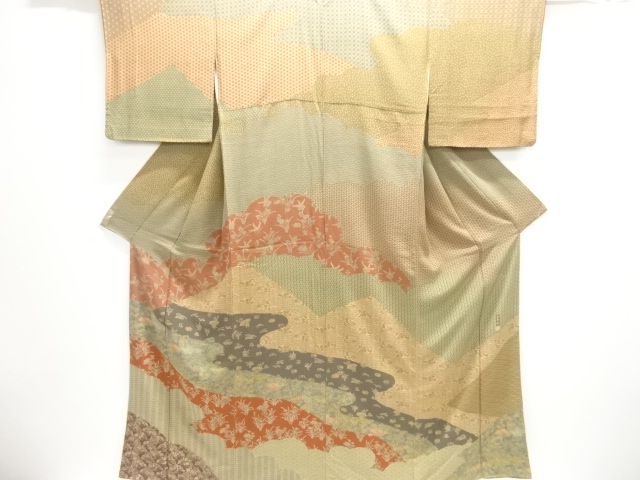 Japanese Kimono / Homongi Tsukesake Silk